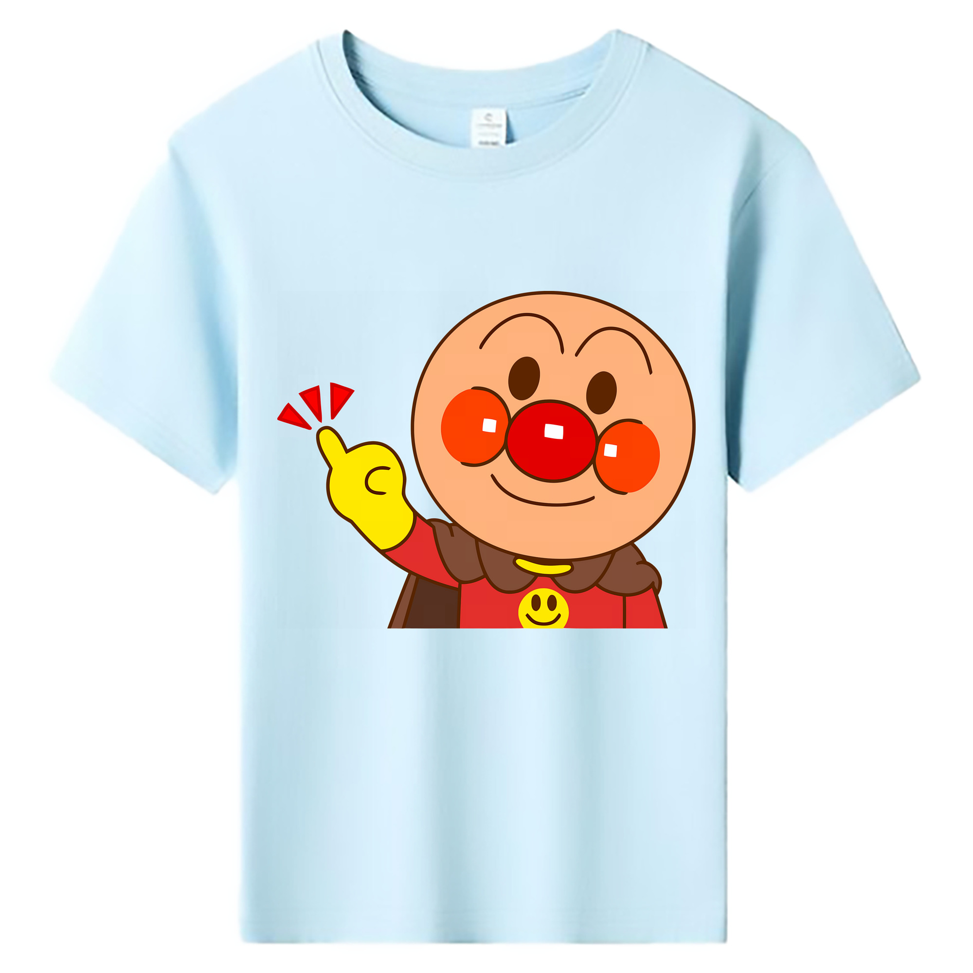 （画像用） アンパンマン Anpanman 綿100％キッズTシャツ（フロントプリント）